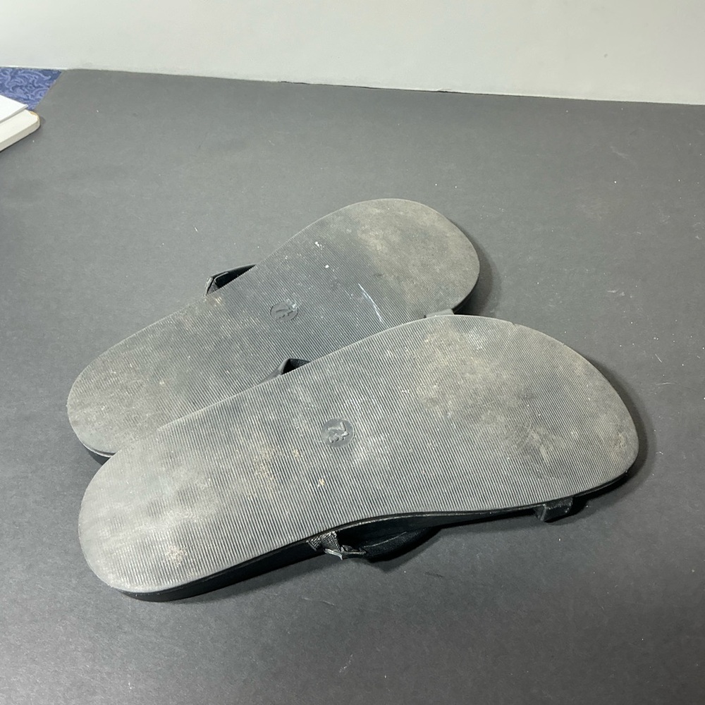 Black Slide Sandals - Picture 4 of 5